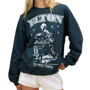 DAYDREAMER Elton John Olympia Stadium BF Sweatshirt Size S New w/o Tag MSRP $148